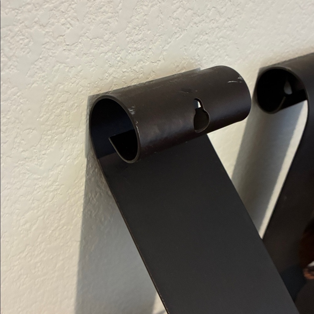 Dark Brown Metal Wall Candle Holders - Picture 5 of 6